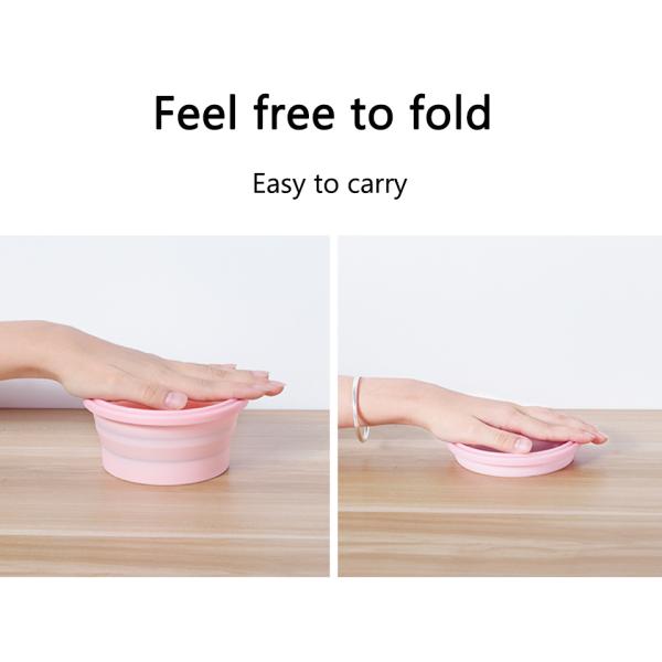 Collapsible Folding Silicone Box Set for Microwave Safe Food Storage Blue