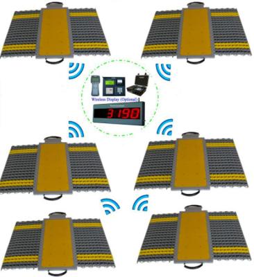 escalas portáteis sem fio do eixo do caminhão 6pcs com indicador do tela táctil