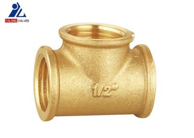 Female X Female X Female Brass Fittings Tee Type DIN259