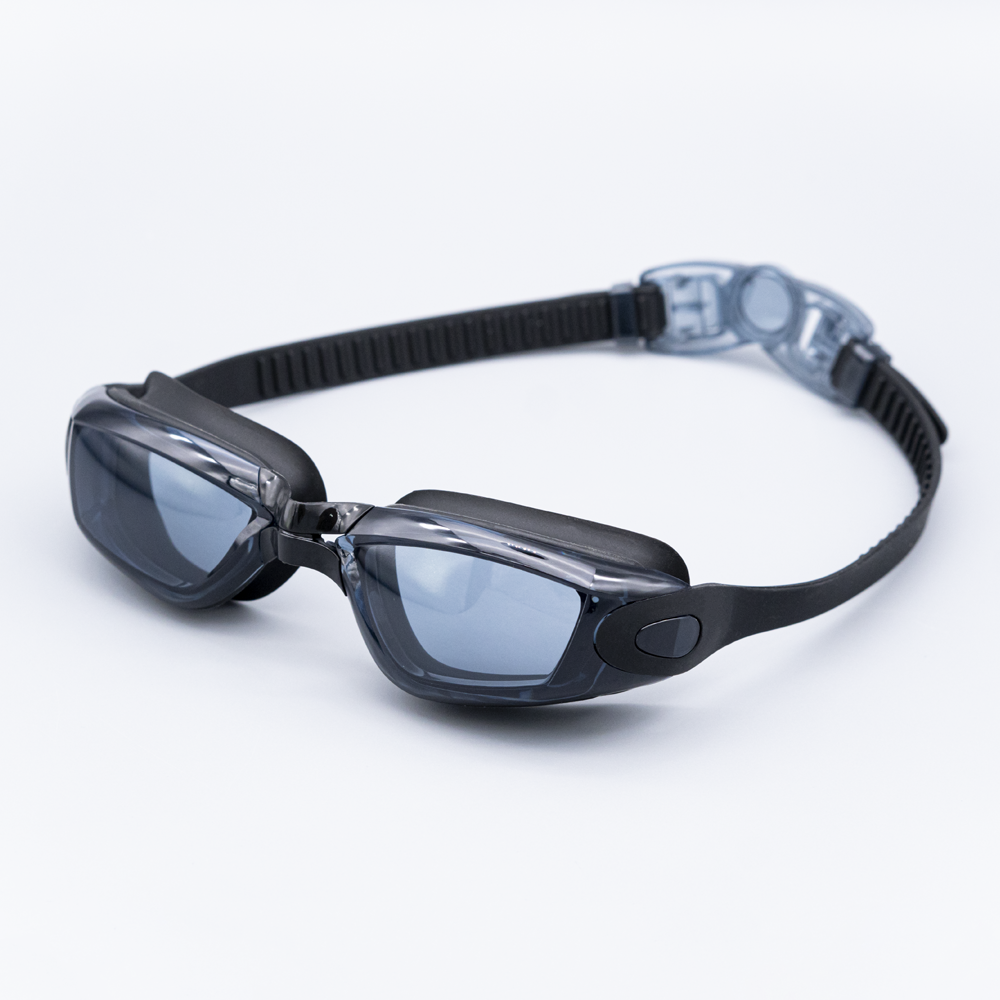 Durable Adjustable Strap Electroplated Swimming Goggles For Sports Safety