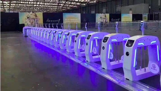 Оптически ворота RS232/сухой контакт турникета качания для автоматизированного управления доступом