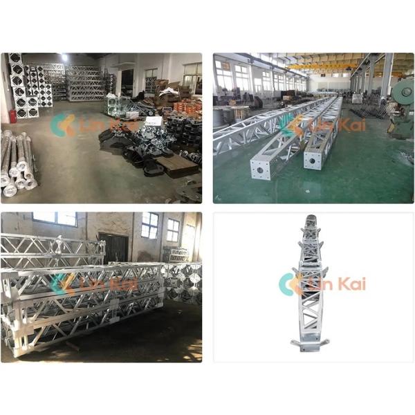 Aluminum Alloy A Shape Lattice Gin Pole Designed For Customer Requirements