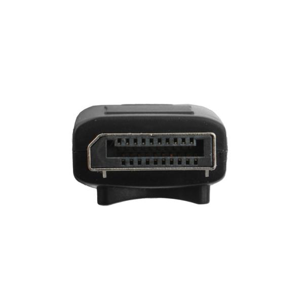 DP macho para adaptador HDMI feminino HD transmissão de sinal industrial, suporte 4K 8K
