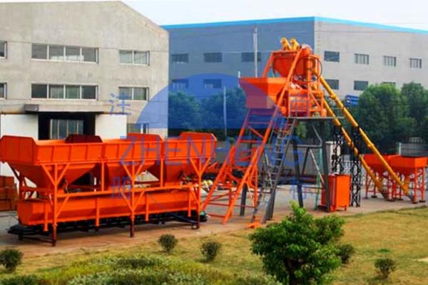 Tipo de peso exato bens de tratamento por lotes concretos da correia da planta de HZS60 uma garantia do ano