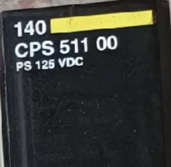 Schneider Electric PLC 140CPS51100 Modulo de suministro de energía Modicon Cuántico 125VDC 100-150V 0.3-3A