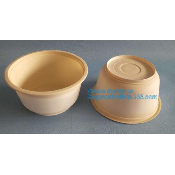Disposable Bagasse Pulp Biodegradable Ice Cream Corn Starch Bowl Packaging For Food,Biodegradable corn starch bowl for s