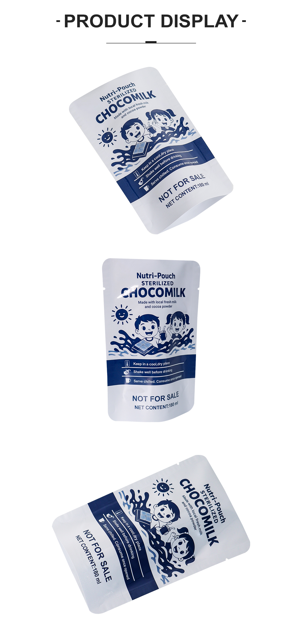 Custom Printing High Temperature Resistant Food Grade Retort Pouch for Microwaveable Vacuum Packaging