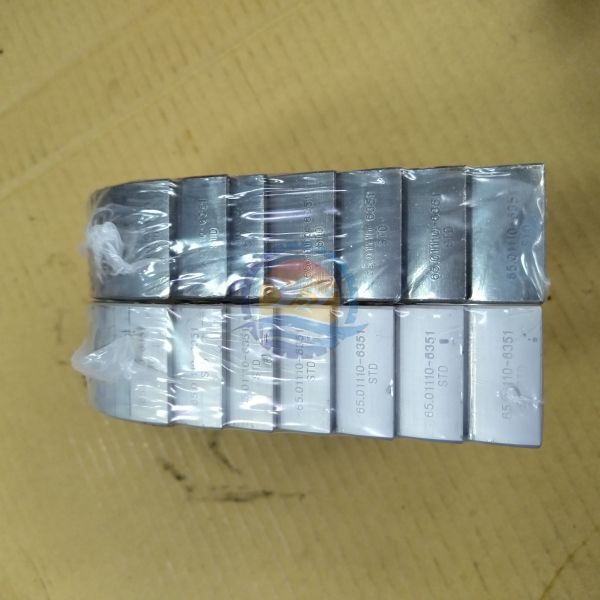 DE08 Main Bearing 140103-00148 DL08 Crankshaft Bearing 65.01110-6351 D1146 Main Bearing 140103-00147 for Doosan Engine