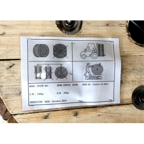 GYXTW Uni - Loose Tube Outdoor Fiber Optic Cable 1310/ 1550nm Wave Length Fiber to the home