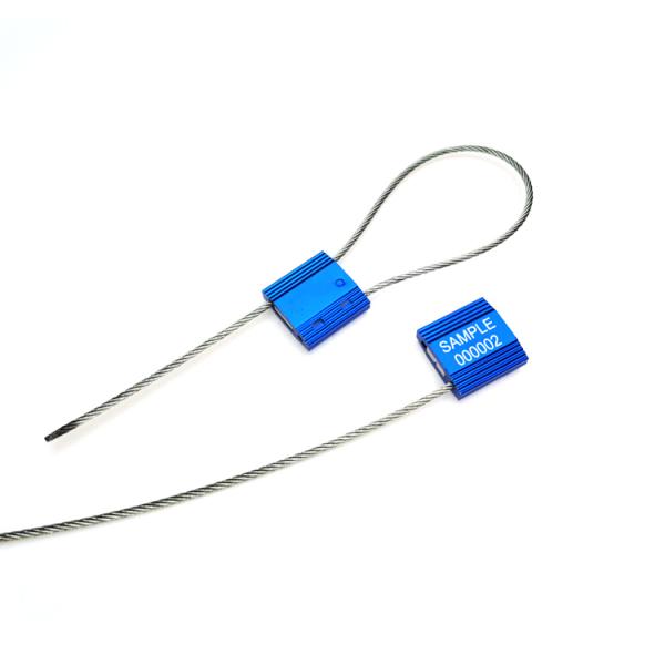 Customized 3.5mm Diameter Cable Security Seals With 12.8KN Tensile Strength