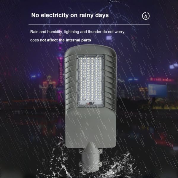 Split-Type Solar Street Light with Die-Cast Aluminum Solar Panel for High Lumen Output
