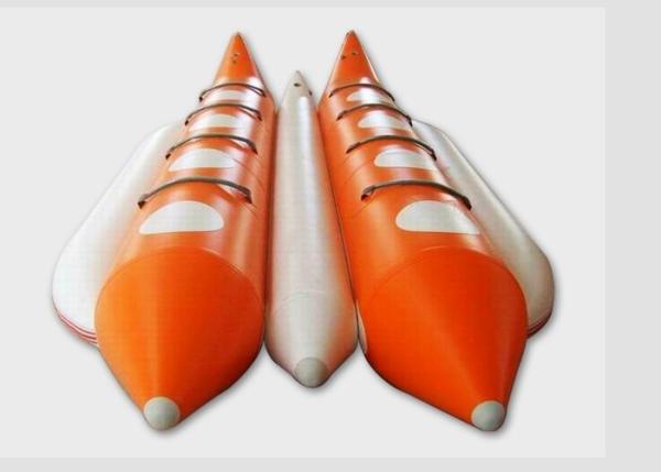 Large Water Rescue 8 Person Flying Inflatable Banana Boat For Adults / Kids