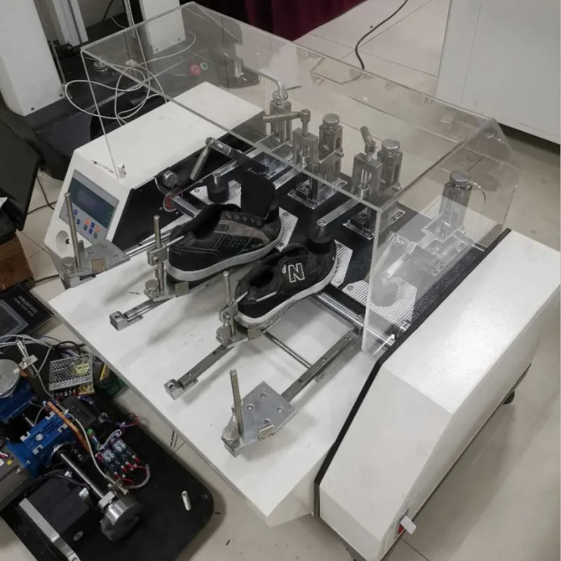 Fully-Automatic Footwear Flex Fatigue Testing Equipment with 0~90° Adjustable Flexing Angle and 100 ± 5 cpm Test Speed