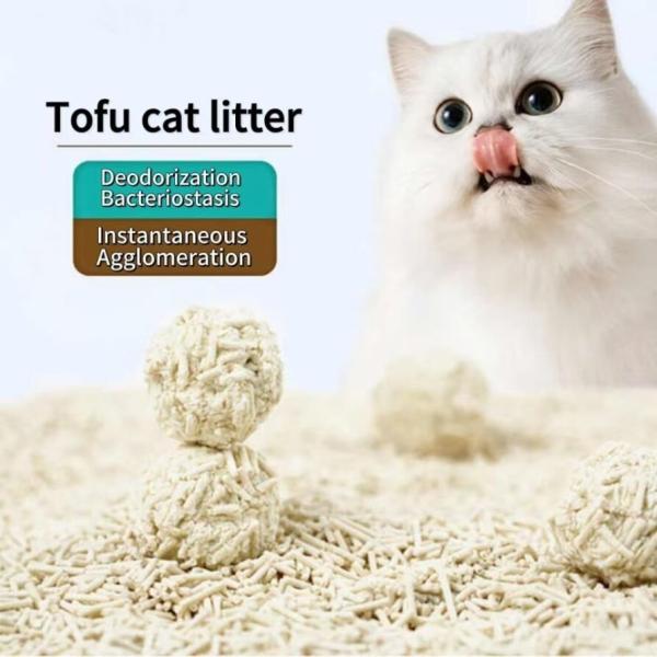 BSCI MSDS Bulk Tofu Cat Litter 1.5mm Small Size Tofu Litter Sand