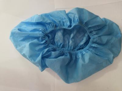 Dust Proof Disposable Surgical Shoe Covers , Light Blue Disposable Foot Covers