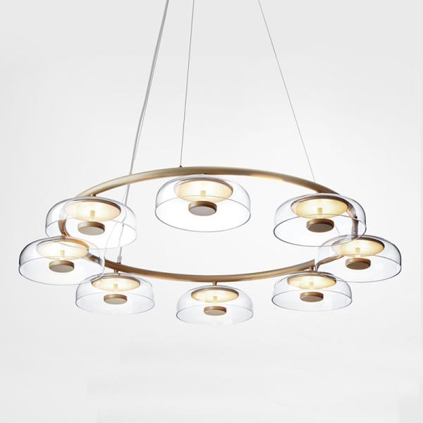 Modern Luxury Living Room Led Chandelier Glass Led Pendant Blossi LED Chandelier(WH-MI-163)