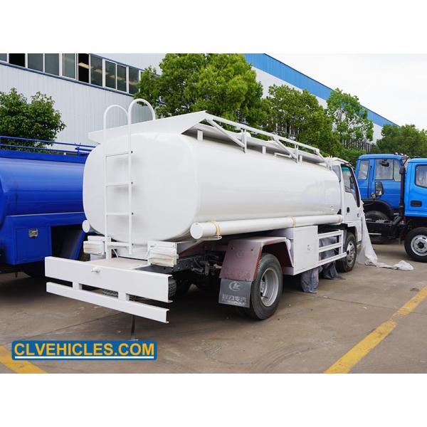 600P ISUZU Fuel Tanker Truck  130hp 5000 Liters Gasoline Tank Truck