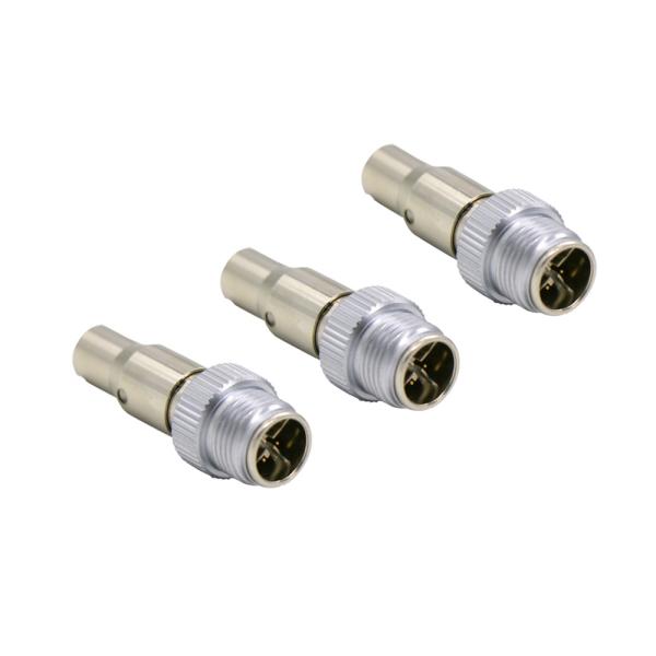 M12 8Pin Connecteur circulaire à code X Plug Shield Panneau à vis arrière Montage PG9 Pour les signaux de surveillance Ethernet Cat6a