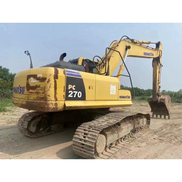 Максимальный радиус копания 9940 мм Комацу 240 Подержанный экскаватор 123кВ мощность