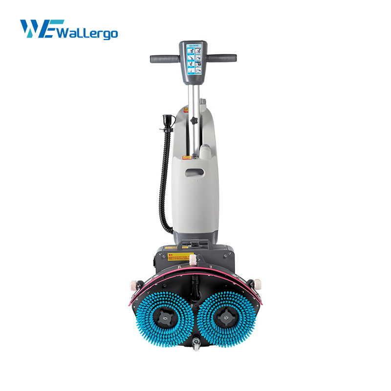 Commercial Handheld Mini Floor Cleaning Machine 350RPM Speed Self-propelled