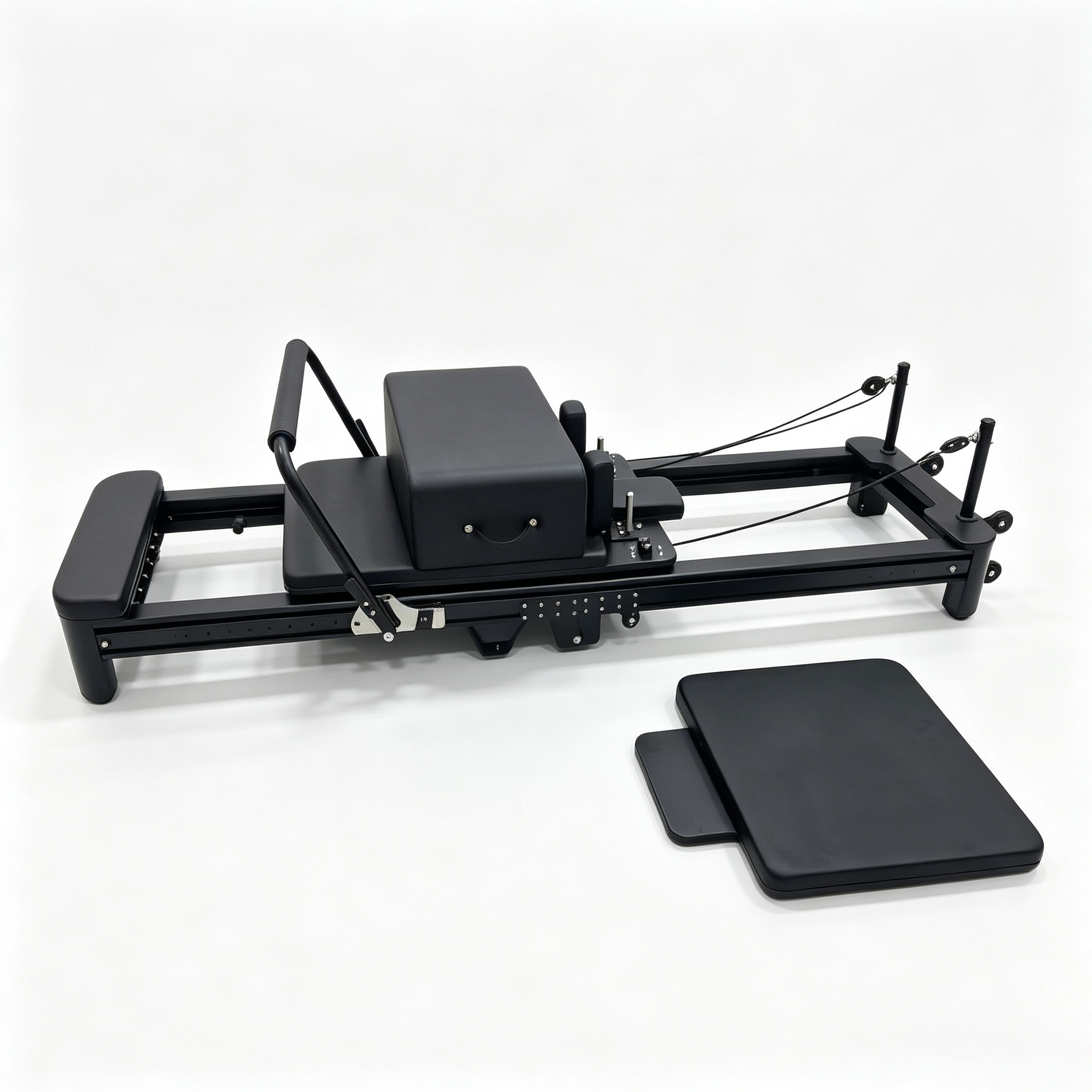 Commercial Rubber Wooden Pilates Reformer Machine For Workout OEM