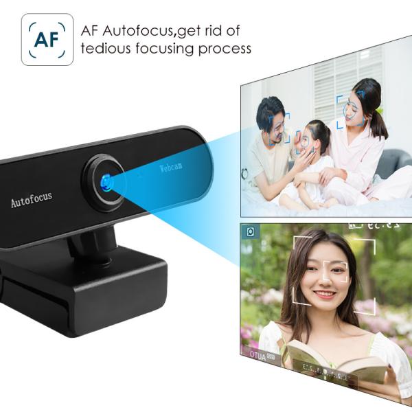 Câmara web do Usb do portátil da câmara web 4k do Autofocus com microfone, FCC 1080p