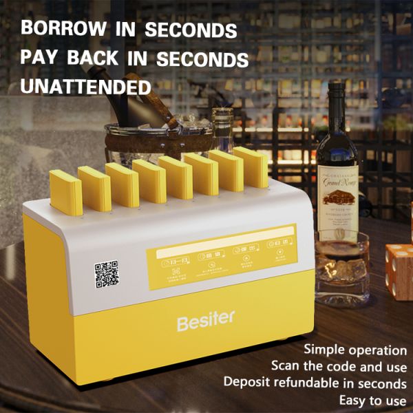 8 In 1 Shared Portable Charger 5000mAh 4G WIFI Charging Station