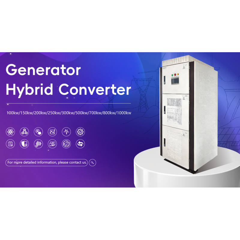 IP20 Protection Rated Generator Hybrid Converter with 95% Maximum Efficiency and LCD Touch Screen Display