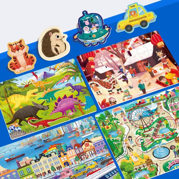 Panda Juniors Level Up Puzzles Educational Toys For Boys And Girl Level 5 My Hobbies