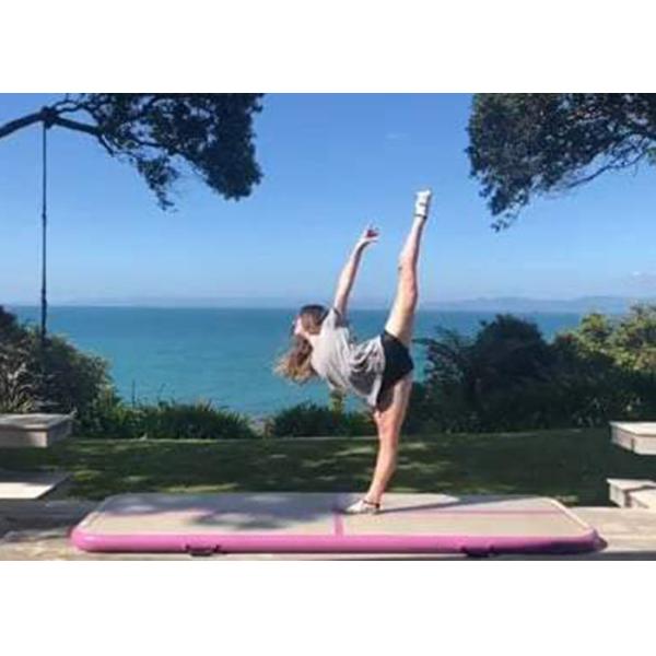 Light And Easy Install Inflatable Bounce Yoga Gymnastics Mat With Repair Kit