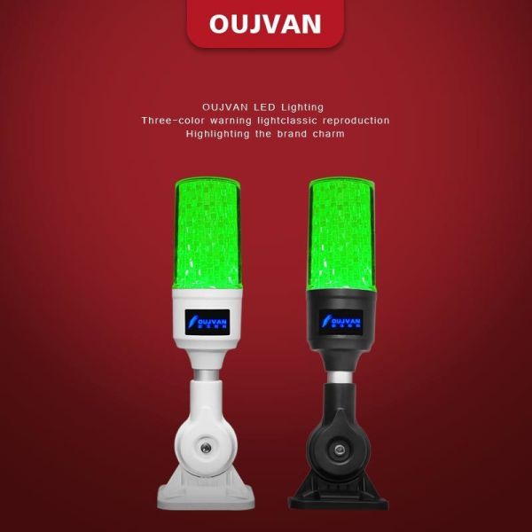 Lámpara de torre de señal de máquina CNC, indicador de 3 colores, luz de torre de alarma de advertencia