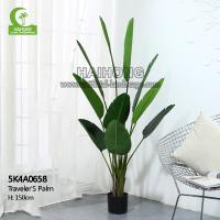 Plantas decorativas do escritório da palma do viajante artificial melhores