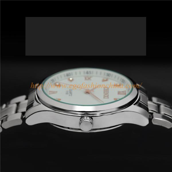 010D Couple Watch for Man Women's Watch Stainless Steel Quartz Watch Rose Gold Hot Watches