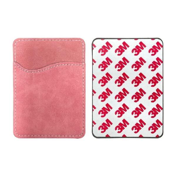 Custom Logo Sublimation Blanks Credit Card Holders Colourful PU Leather Sublimation Phone Card Holder