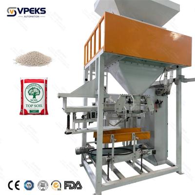5kg 10kg 25kg Semi- Automatic Compost Fertilizer NPK Fertilizer Granule Bagging / Packing Machine