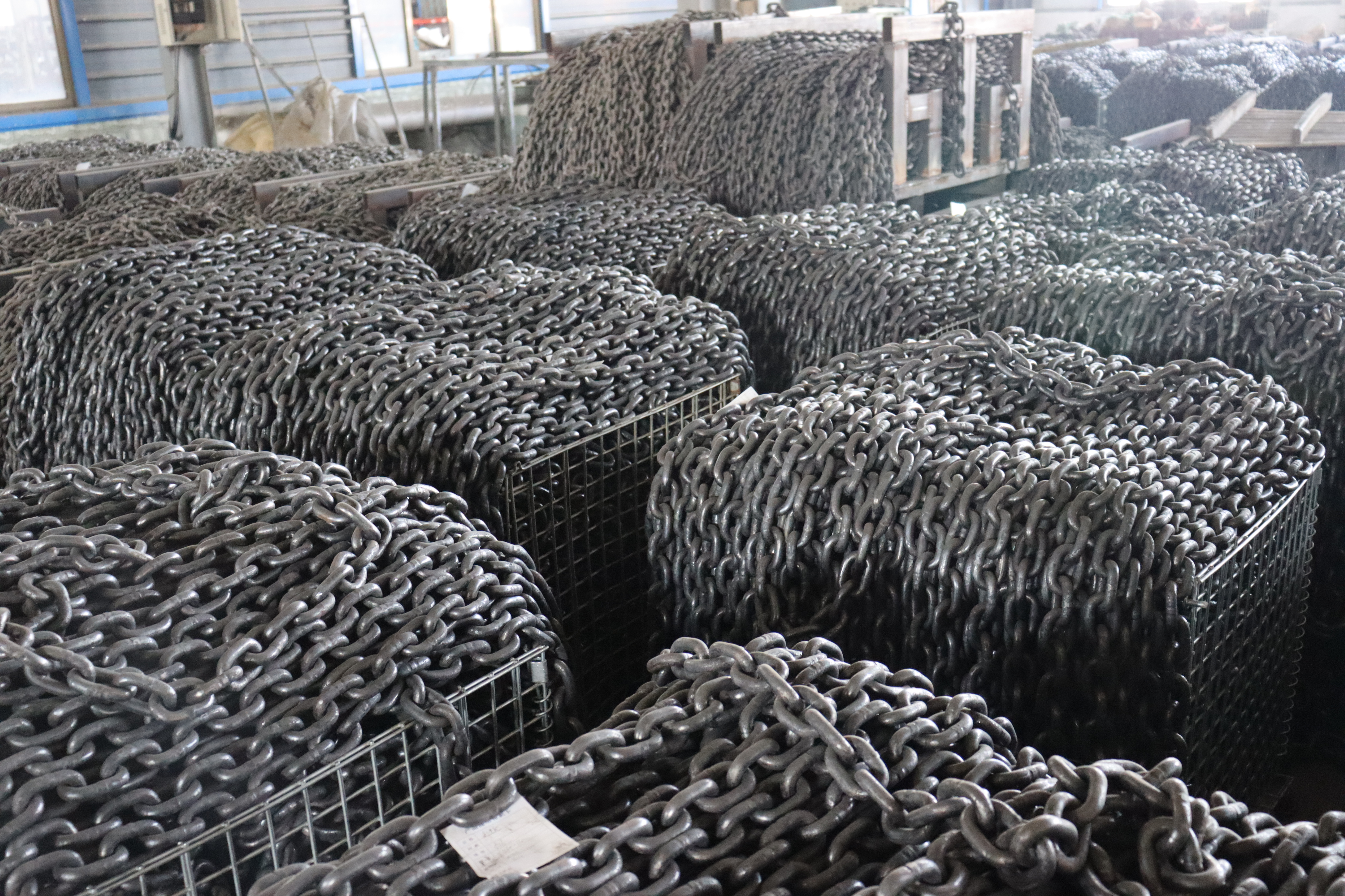 20Mn2 Alloyed Steel G80 Lifting Chains High Tensile Strength Heavy Lifting Chain With Multiple Surface Treatments