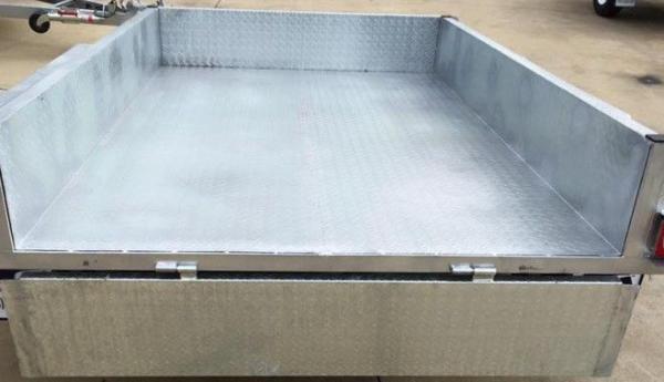 10x5 Hot Dipped Galvanized Tandem Trailer 3200KG With Mechanical Disk Brakes