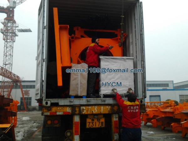 TC5008 Cat Head Top Slewing Crane Tower 50M Boom Lifting Jib 4t Max.load