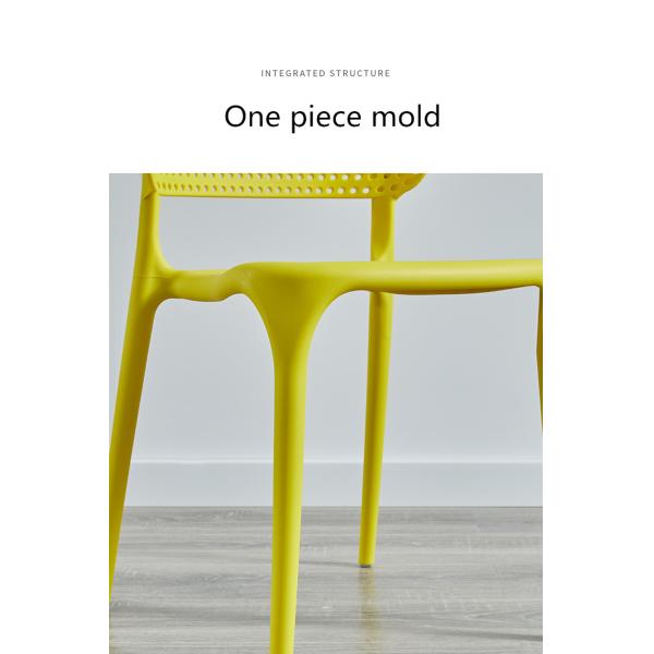 Lawn Stackable Plastic Garden Chairs And Table Colorful Moon Seat Dining Stool