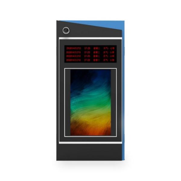 Terminal Rodoviário Lcd Tela Totem Externa Alimentada por Bateria Lcd Exibição de Sinalização Digital