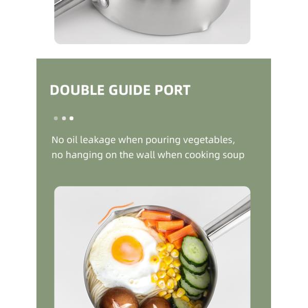 Домочадец варя японский бак молока нержавеющей стали ручки лотка соуса не