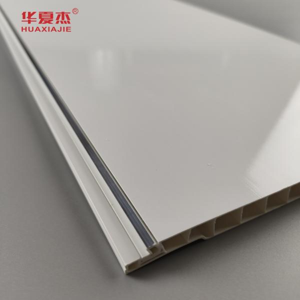 painéis de parede impermeáveis do banheiro do PVC da espessura de 10mm para o hotel decorativo