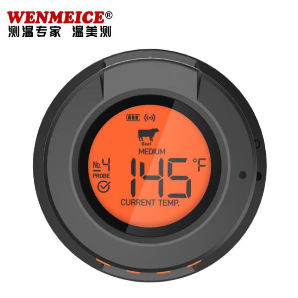Smart Bluetooth Food Thermometer With Ambient Probe
