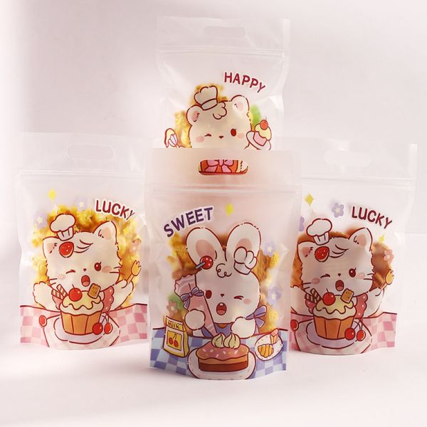 Custom Cookie Cellophane  Gift Treat Bags for Bakery Biscuit Chocolate Snacks Dessert Homemade Crafts