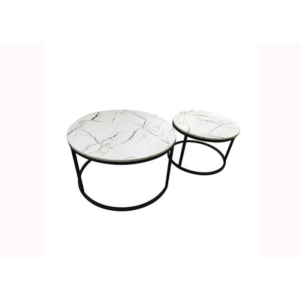 Painted Metal Frame Furniture 0.5CBM 15kgs Modern Coffee Table