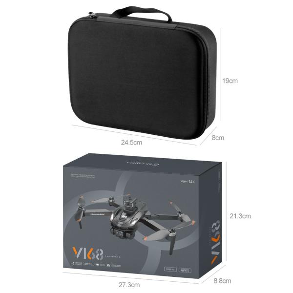 Drone de carga de longa duração com carregamento USB 3000M controle remoto