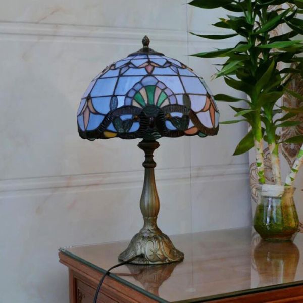 30cm Table Lamp E27 Baroque Bedroom bedside light(WH-TTB-61)