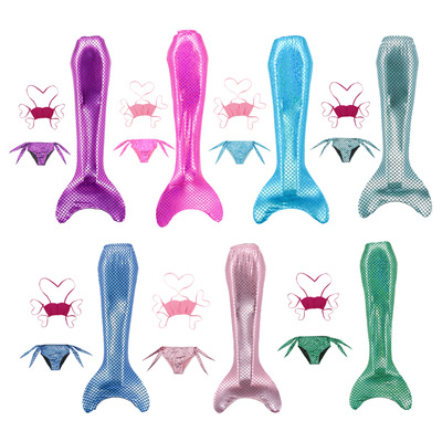 Stretchable Ladies Mermaid Tail Monofin Fin Filpper Cosplay Swimsuit