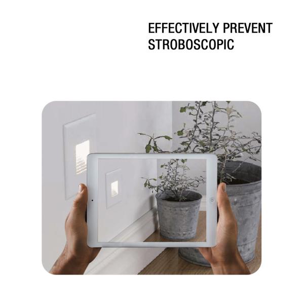 4W Aluminum Recessed Wall Lights Indoor , Multipurpose Stair Wall Lamp