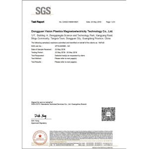Vision Magnetoelectricity Technology Co., Ltd. Certificaciones